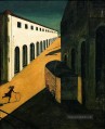Mysterium und Melancholie einer Straße 1914 Giorgio de Chirico Metaphysischer Surrealismus